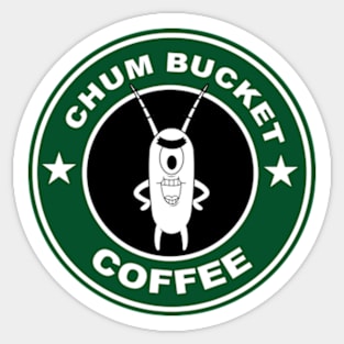 Chum Bucket Coffee Sticker